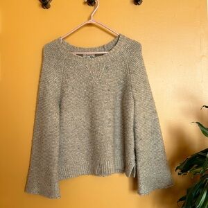 Madewell Heathered Gray Long Sleeve Sweater